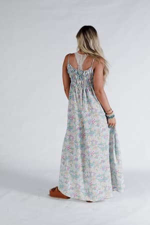 the-nest-bohemian-grace-maxi-dress-green-floral/Yellow