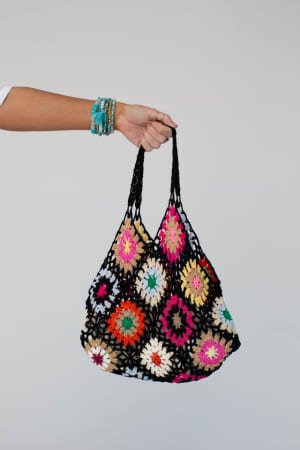 Poppy Coast Crochet Handbag: undefined