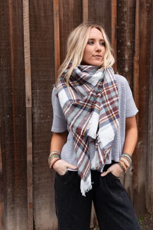 plaid-blanket-scarf-mint/Mint