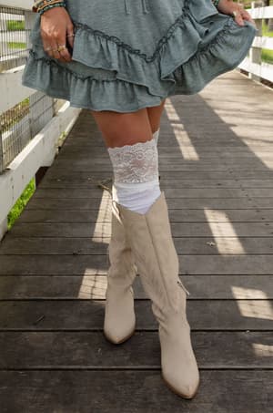 Becca Knee High Socks: undefined