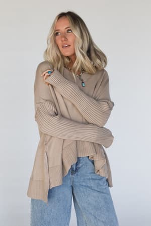 romeo-ribbed-pullover-taupe/Taupe