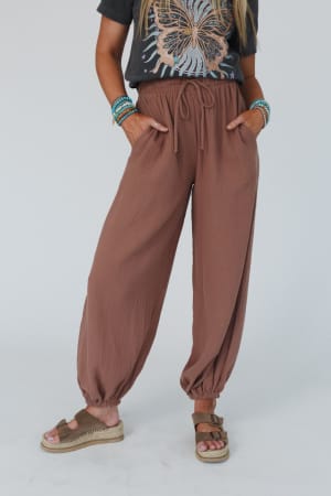 celestia-wide-leg-cinched-pants-copper/Copper