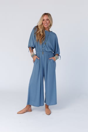 The Nest Carolina Comfy Wide Leg Jumpsuit: undefined