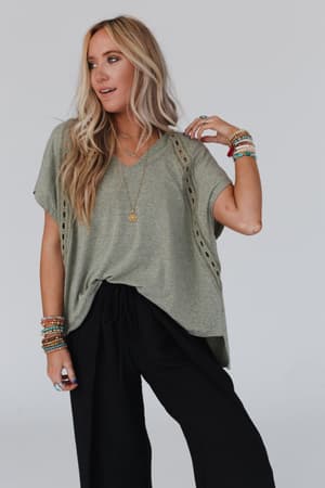 camden-lace-v-neck-top-olive/Olive
