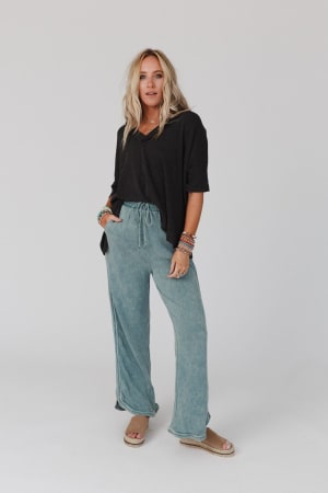 So Comfy Wide Leg Pant Full Length: undefined