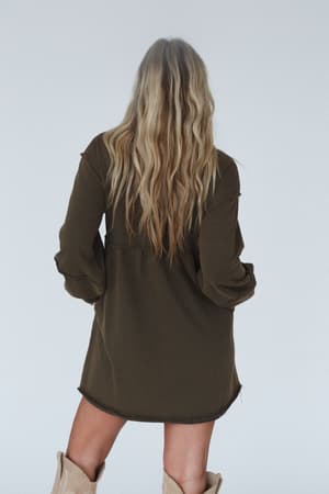 estelle-dress-olive/Olive