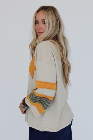 starbeam-pullover-top-khaki/Khaki