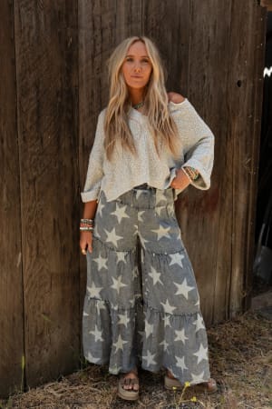 Starlight Wide Leg Pants: undefined