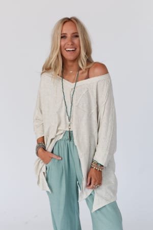 Landon Oversized Top: undefined