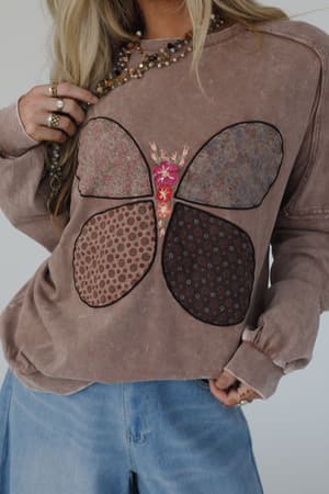 flutterby-pullover-top-mocha/Mocha