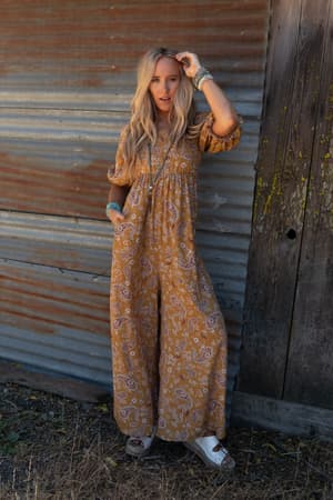 Mustard Paisley
