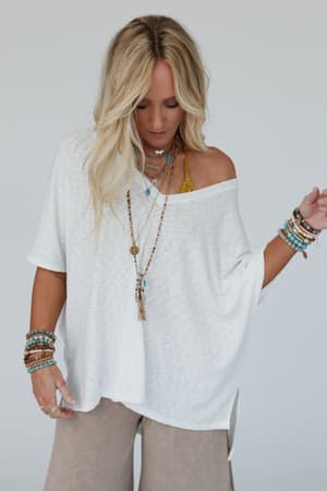 warm-nights-v-neck-top-ivory/Ivory