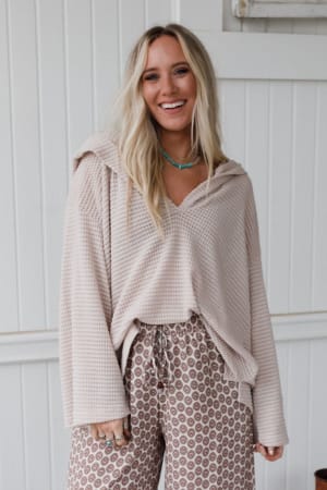 The Nest Serene Textured Top: undefined