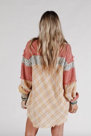 winslow-textured-shacket-brick/Red