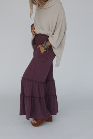 milla-ruffled-wide-leg-pants-burgundy/Burgundy