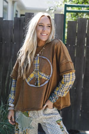 Keep Me Plaid Top: undefined