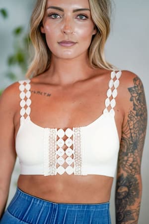 Imagine That Bralette - Ivory - Three Bird Nest