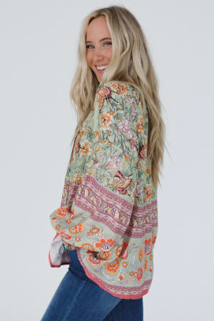 lani-border-print-top-sage-green-butterfly-border-print/Sage