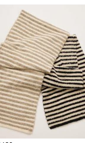 Journey Abound Stripe Scarf: undefined