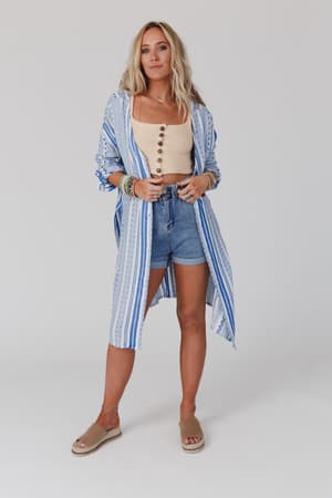 heatwaves-button-down-brami-oatmeal/Oatmeal