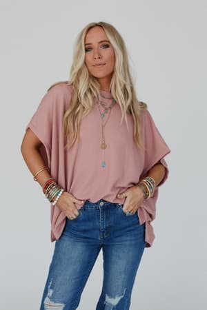 moon-glow-texture-knit-top-rose-faded/Rose Faded