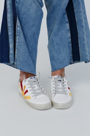 sun-rays-retro-sneakers-white/White
