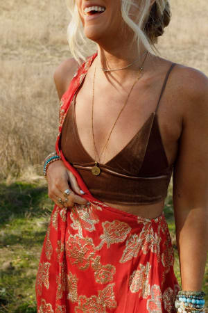 Mod Velvet Bralette: undefined