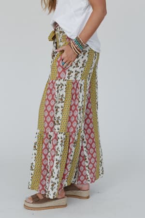 secret-admirer-printed-pants-patchwork-multi/Patchwork Multi