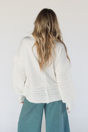 moonrise-layered-sweater-top-heather-cream/Cream