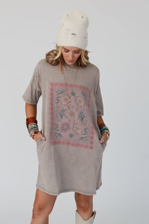 fall-blossoms-tee-dress-mocha/Mocha
