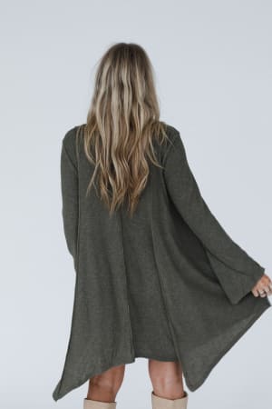 golden-hour-long-bell-sleeve-tunic-dress-olive/Olive