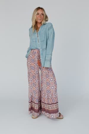 one-in-a-million-button-down-top-blue/Blue