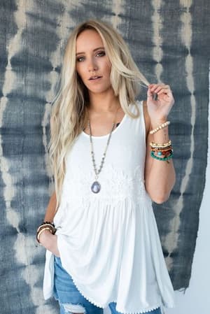 First Love Crochet Tank: undefined