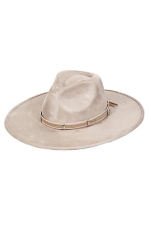 Houston Fedora Hat - Taupe | Hats - Three Bird Nest