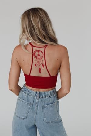 peace-dreamcatcher-tattoo-bralette-berry/Berry