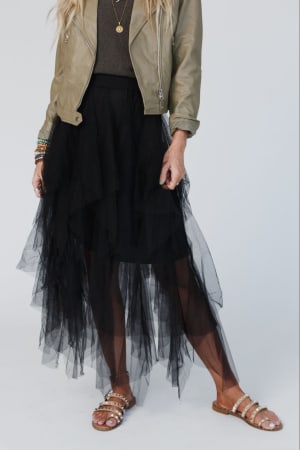 boho-ballerina-skirt-black/Black