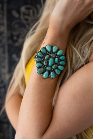 High Noon Turquoise Cuff Bracelet | Jewelry - Three Bird Nest