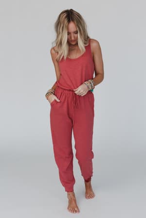 set-to-go-textured-jumpsuit-and-cardigan-set-deep-rust/Deep Rust