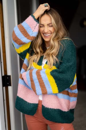 retro-babe-striped-cardigan-multi/Multi