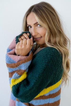 retro-babe-striped-cardigan-multi/Multi