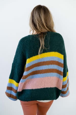 retro-babe-striped-cardigan-multi/Multi