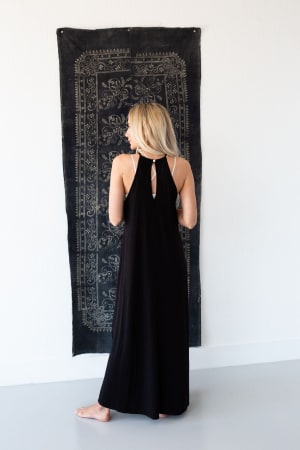 3BN Cecily High Neck Maxi Dress - Black  |  Dresses  - Three Bird Nest