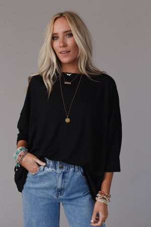 The Nest Cozy Cool Oversized Tee: undefined