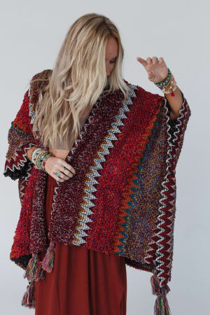 Desert Dreams Crochet Ruana: undefined