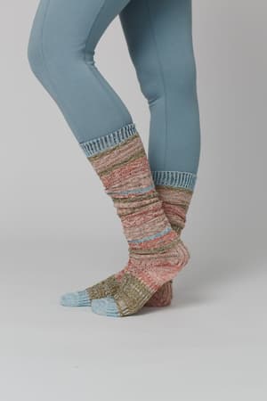 cecily-stripe-socks-blue/Blue