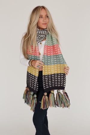 Think Of You Chunky Scarf: undefined