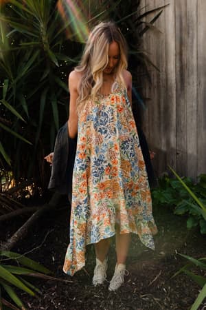 Brown Floral