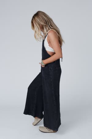 molly-tie-back-overalls-black/Black