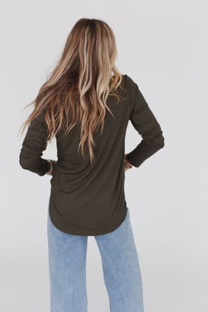 ryder-long-sleeve-bralette-tee-olive/Olive