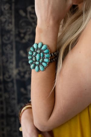 High Noon Turquoise Cuff Bracelet | Jewelry - Three Bird Nest